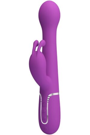 PRETTY LOVE - DEJON VIBRADOR RABBIT MULTIFUNCIÓN 3 EN 1 MORADO