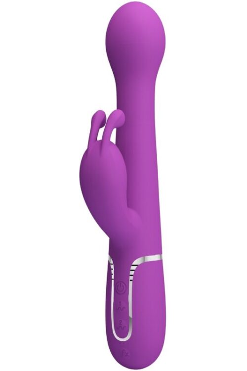 PRETTY LOVE – DEJON VIBRADOR RABBIT MULTIFUNCIÓN 3 EN 1 MORADO