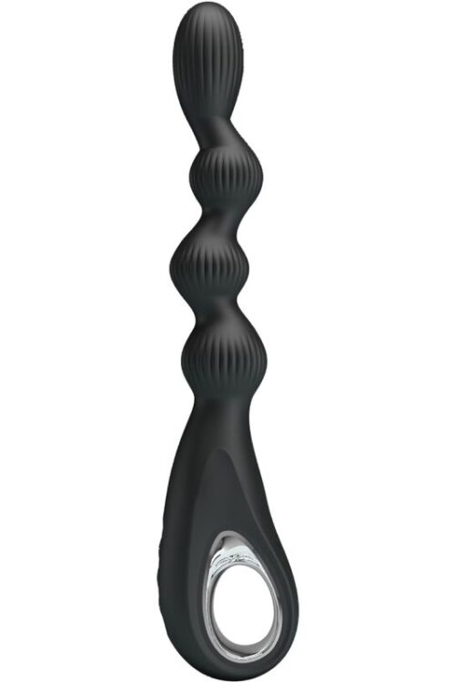 PRETTY LOVE – FEDERER VIBRADOR ANAL 12 VIBRACIONES NEGRO