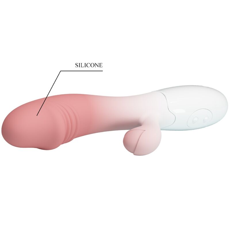 PRETTY LOVE - SNAPPY VIBRADOR RABBIT 3O VIBRACIONES ROSA - Imagen 2
