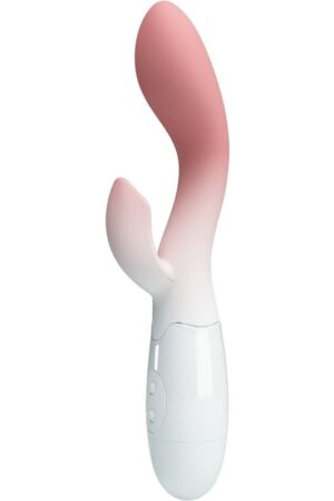 PRETTY LOVE - BRIGHTY VIBRADOR PUNTO G + ESTIMULADOR CLÍTORIS 30 VIBRACIONES ROSA