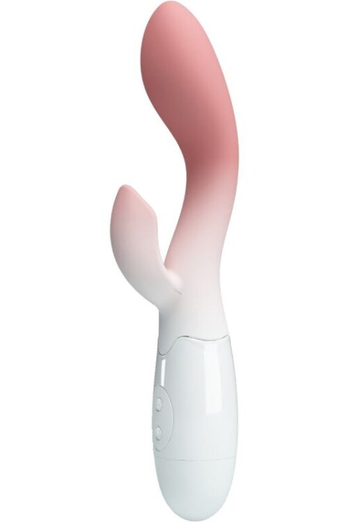 PRETTY LOVE – BRIGHTY VIBRADOR PUNTO G + ESTIMULADOR CLÍTORIS 30 VIBRACIONES ROSA