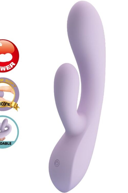 PRETTY LOVE – ROSOLYN VIBRADOR RABBIT 10 VIBRACIONES MORADO