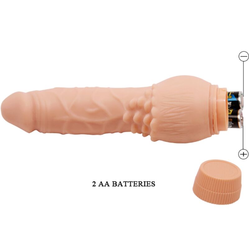 BAILE - BARBARA VIBRADOR REALÍSTICO 19.5 CM NATURAL - Imagen 2