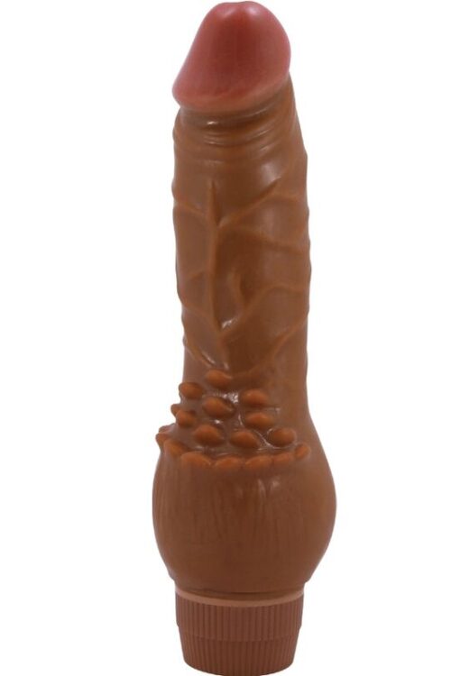 BAILE – BARBARA VIBRADOR REALÍSTICO 19.5 CM MULATO
