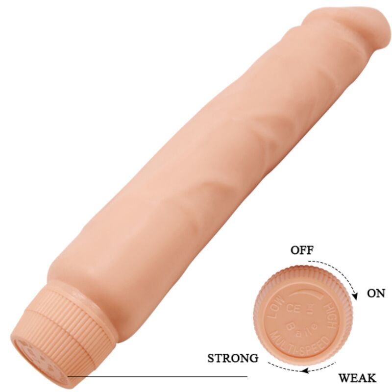 BAILE - JACK VIBRADOR REALÍSTICO 26 CM NATURAL - Imagen 7