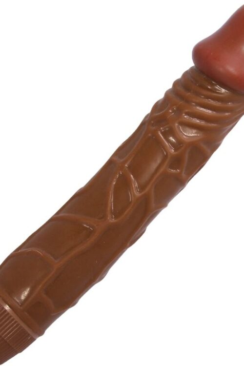 BAILE – BOB VIBRADOR REALÍSTICO 22.5 CM MULATO