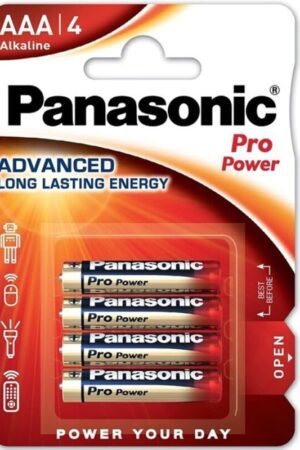 PANASONIC - PRO POWER PILA ALCALINA AAA LR03 BLISTER*4
