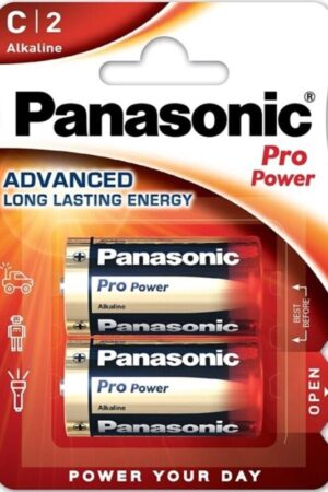 PANASONIC - PRO POWER PILA ALCALINA C LR14 BLISTER*2