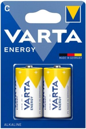 VARTA - ENERGY PILA ALCALINA C LR14 BLISTER*2