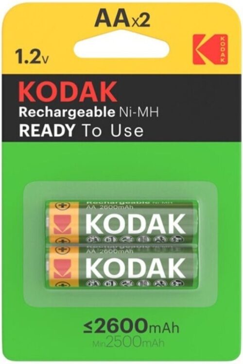 KODAK – PILA RECARGABLE HR6 AA 2600mAh BLISTER*2