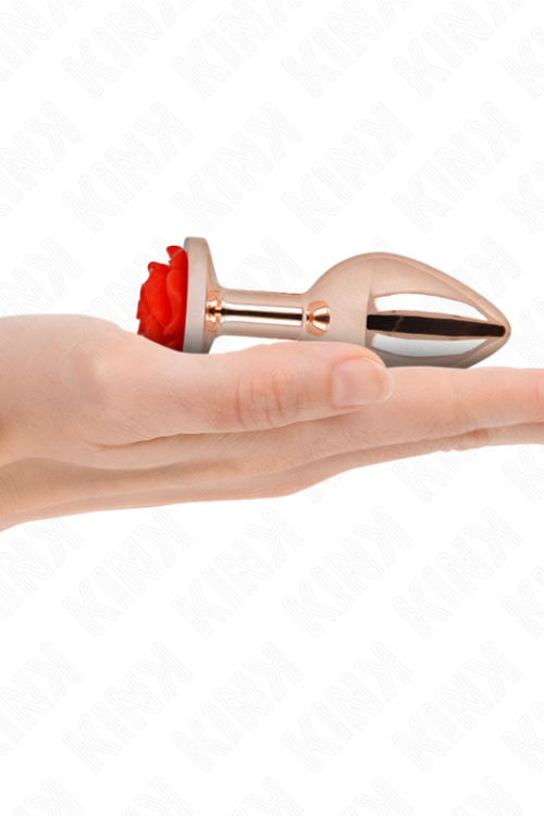 KINK – PLUG ANAL ORO ROSADO ROSA ROJA M