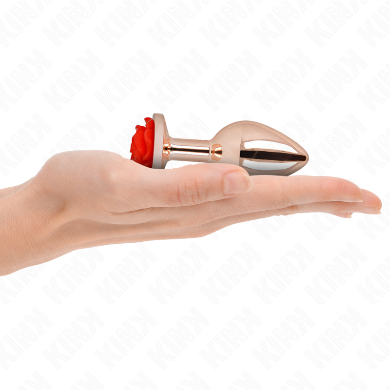 KINK – PLUG ANAL ORO ROSADO ROSA ROJA M