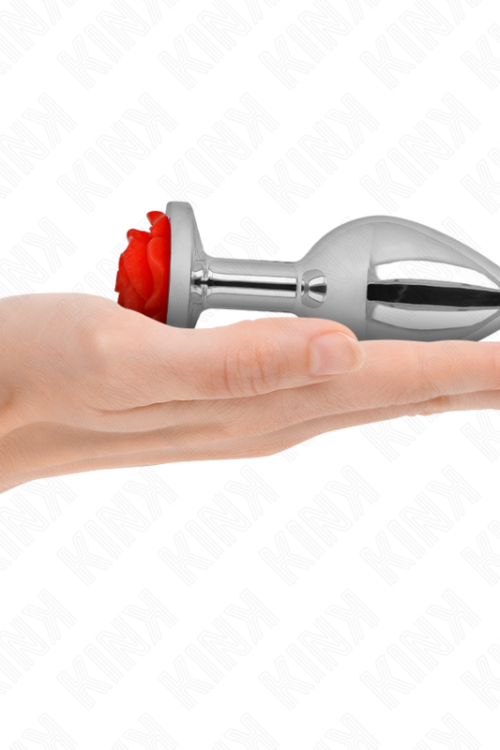 KINK – PLUG ANAL ROSA ROJA TALLA L