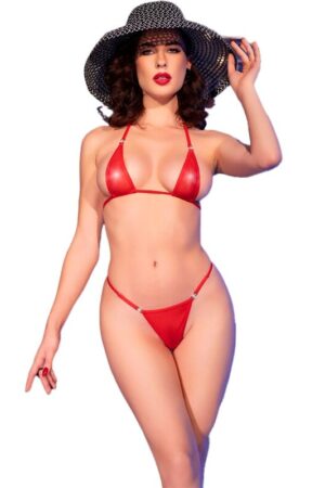 CHILIROSE - CR 4840 MICRO BIKINI ROJO S/M