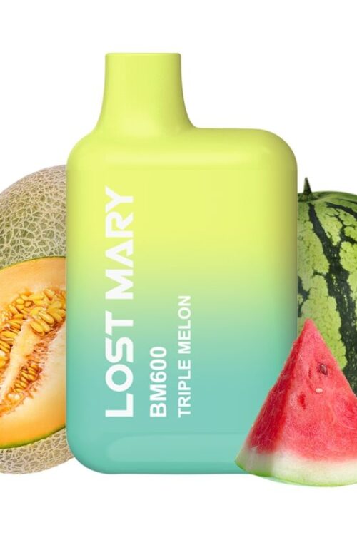 LOST MARY – BM600 VAPER NICOTINA 2% DESECHABLE SABOR TRIPLE MELÓN