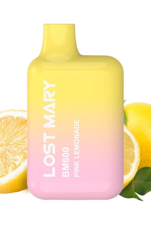LOST MARY – BM600 VAPER NICOTINA 2% DESECHABLE SABOR LIMONADA ROSA