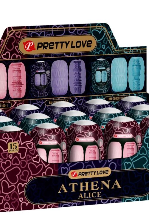 PRETTY LOVE – ATHENA ALICE PACK 15 MASTURBADORES MASCULINOS VARIOS