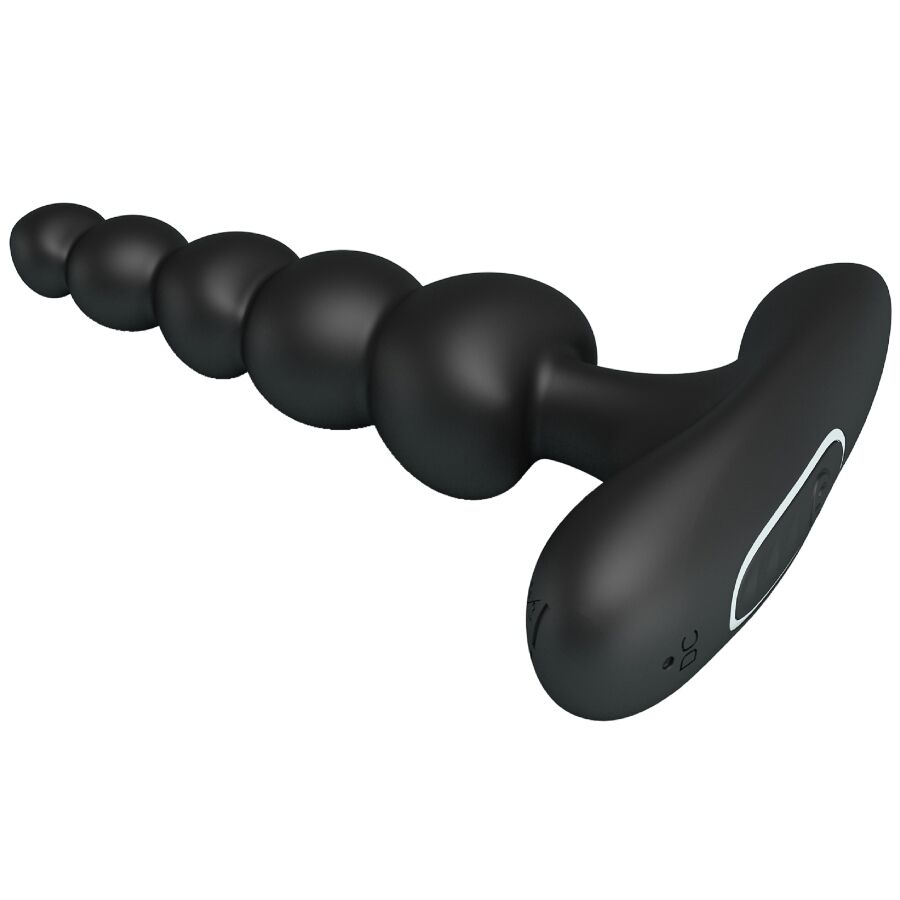 PRETTY LOVE - CORBAN VIBRADOR ANAL 10 VIBRACIONES NEGRO - Imagen 7