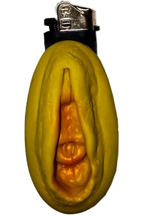 DIABLO PICANTE – MECHERO VAGINA DORADO
