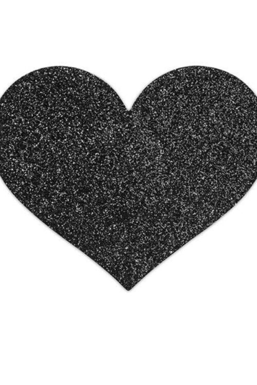 BIJOUX – INDISCRETS PEZONERAS FLASH CORAZÓN NEGRO