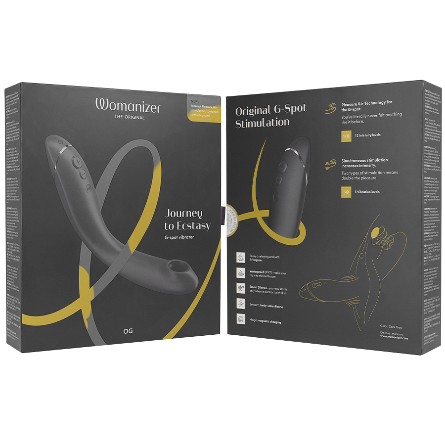 WOMANIZER - OG G-SPOT GRIS OSCURO - Imagen 4