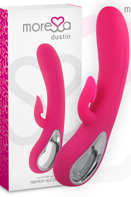 MORESSA – DUSTIN SUCCIONADOR CLITORIAL Y POTENTE VIBRACIÓN PREMIUM SILICONE RECARGABLE