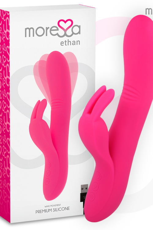 MORESSA – ETHAN EFECTO WAVE MAS POTENTE VIBRACIÓN PREMIUM SILICONE RECARGABLE