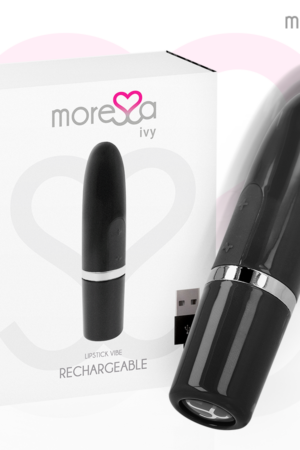 MORESSA - IVY MASAJEADOR SIMULADOR LABIAL DE VIAJE NEGRO