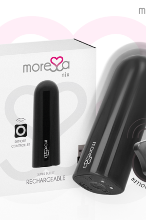 MORESSA - NIX POTENTE VIBRADOR MULTI JUEGOS CONTROL REMOTO NEGRO