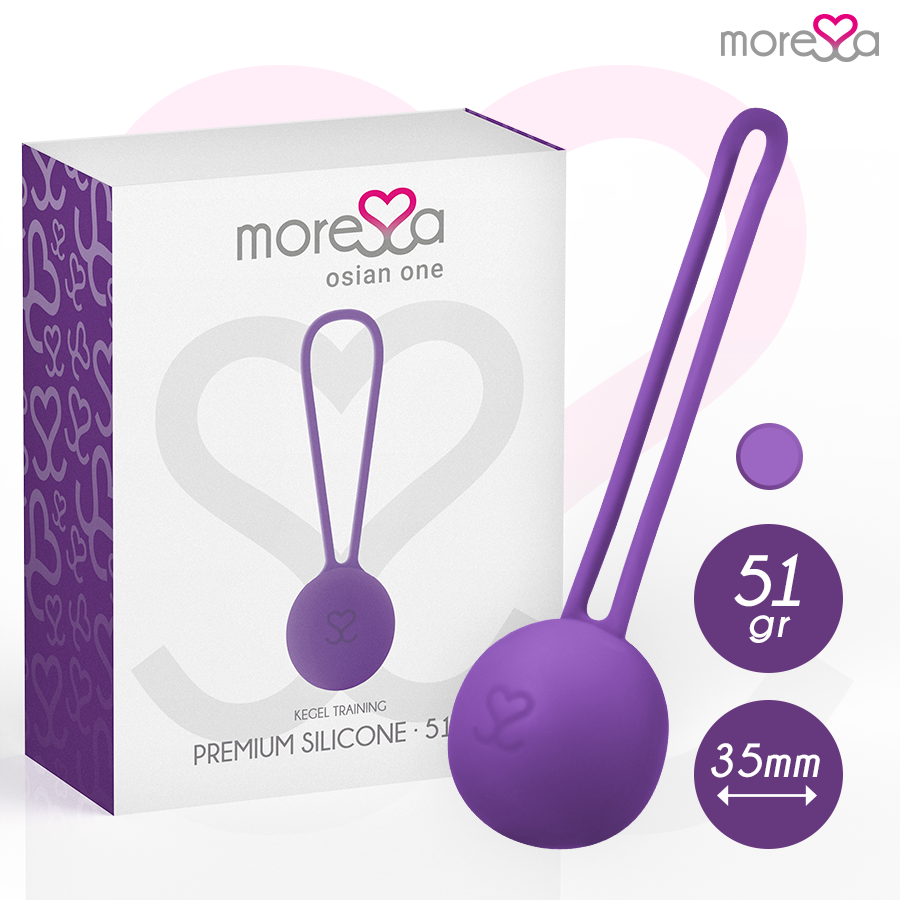MORESSA – OSIAN ONE ENTRENAMIENTO SUELO PELVICO 51gr PREMIUM SILICONA LILA