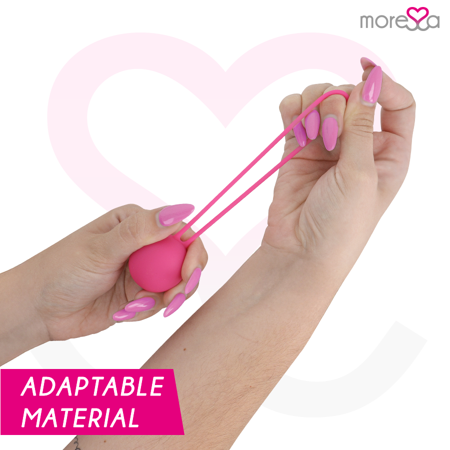 MORESSA - OSIAN ONE ENTRENAMIENTO SUELO PELVICO 51gr PREMIUM SILICONA ROSA - Imagen 4