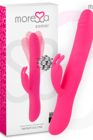 MORESSA - SOMER ROTADOR PERLADO Y POTENTE VIBRACIÓN SILICONA PREMIUM