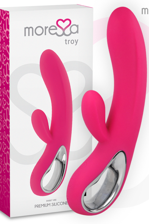 MORESSA – TROY MASAJEADOR PUNTO G Y CLITORIS PREMIUM SILICONE RECARGABLE
