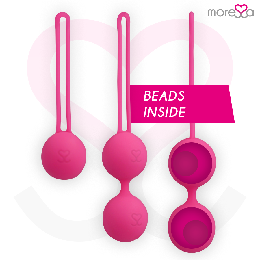 MORESSA - OSIAN SET PREMIUM SILICONA ROSA (Osian One - 51 g | Osian Two - 101 g | Osian Three 85 g) - Imagen 2