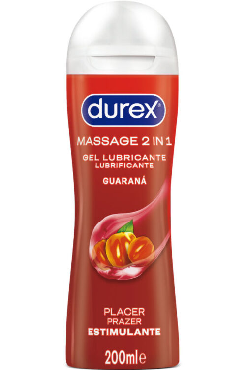 DUREX – GEL LUBRICANTE DE MASAJE ESTIMULANTE GUARANÁ 200 ML