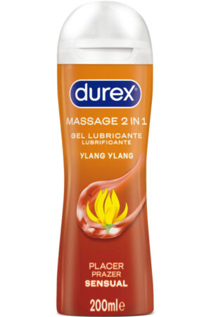 DUREX - GEL LUBRICANTE DE MASAJE SENSUAL YLANG YLANG 200 ML