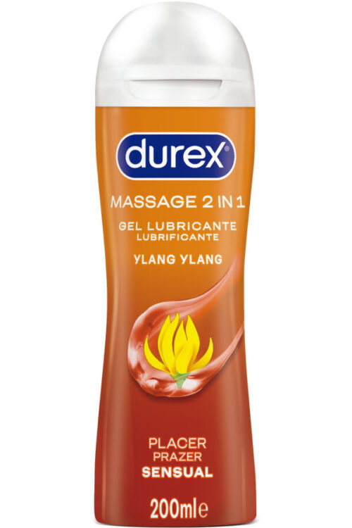 DUREX – GEL LUBRICANTE DE MASAJE SENSUAL YLANG YLANG 200 ML