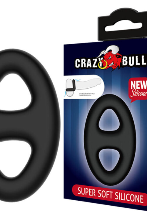 CRAZY BULL – ANILLO DOBLE SILICONA OVALADO