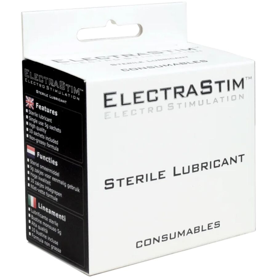 ELECTRASTIM – LUBRICANTE ESTERILIZANTE 10 UNIDADES
