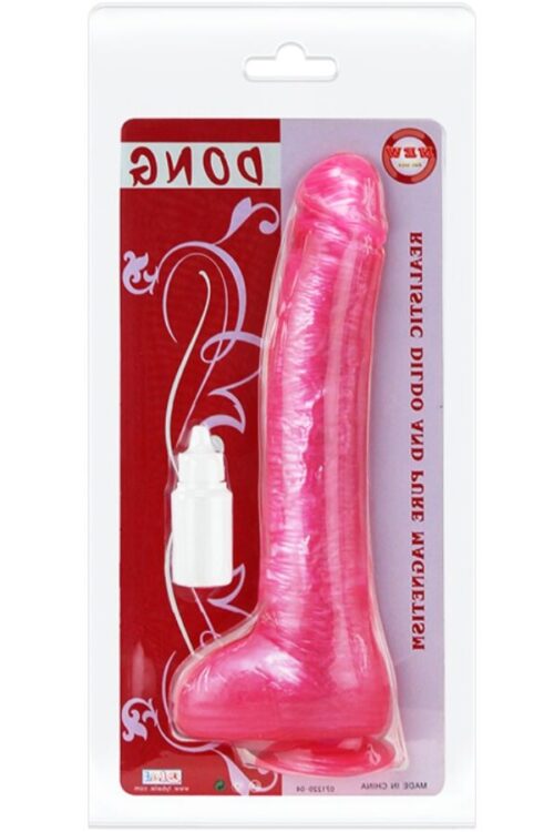 BAILE – DONG DILDO REALÍSTICO ROSA CON VENTOSA