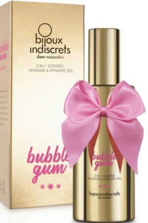 BIJOUX - BUBBLE GUM GEL DE MASAJE ÍNTIMO PERFUMADO 100 ML