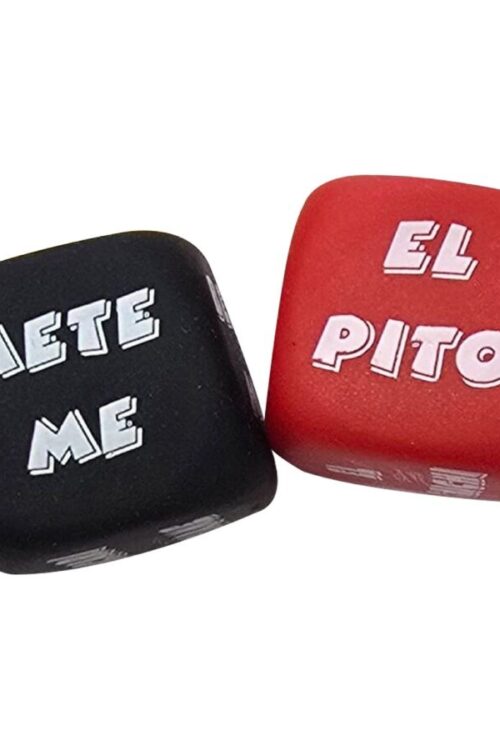 DIABLO PICANTE – 2 DADOS ACCIÓN Y PARTE DEL CUERPO (COLOR ALEATORIO)