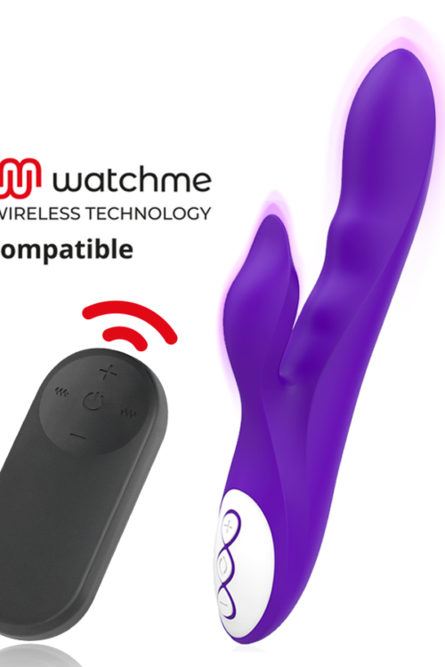 GALATEA – GALO VIBRADOR LILA + MANDO CONTROL REMOTO WATCHME