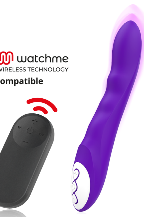 GALATEA – DANTE VIBRADOR LILA + MANDO CONTROL REMOTO WATCHME
