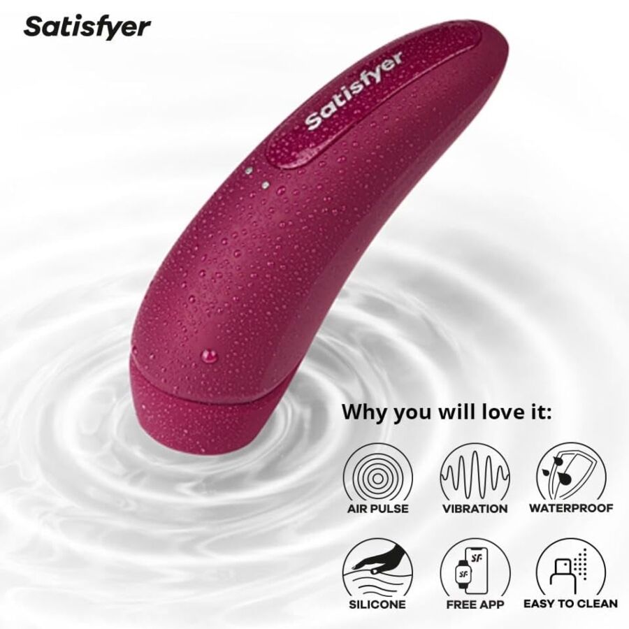 SATISFYER - CURVY 2 + ROSA - Imagen 2