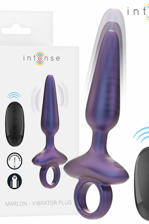 INTENSE – MARLON PLUG ANAL VIBRADOR MODELO 4 CONTROL REMOTO