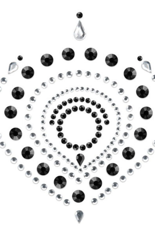 BIJOUX – INDISCRETS FLAMBOYANT NEGRO & PLATA