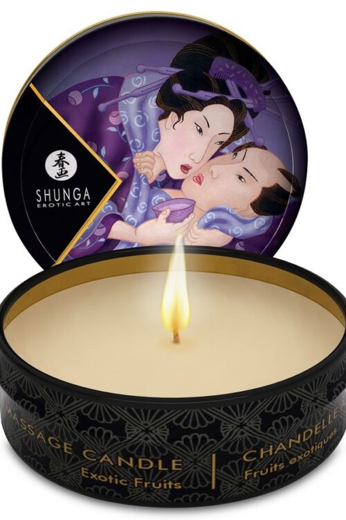 SHUNGA – MINI CARESS BY CANDELIGHT VELA MASAJE FRUTAS EXÓTICAS 30 ML
