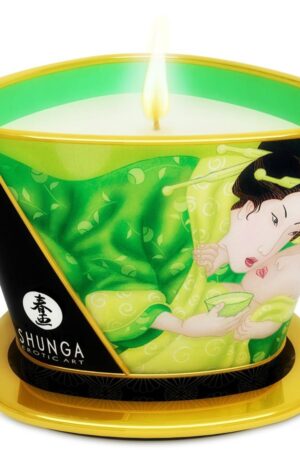 SHUNGA - MINI CARESS BY CANDELIGHT VELA MASAJE TÉ VERDE 170 ML